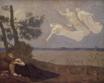 Gemälde von Pierre Puvis de Chavannes:Der Traum, 1883